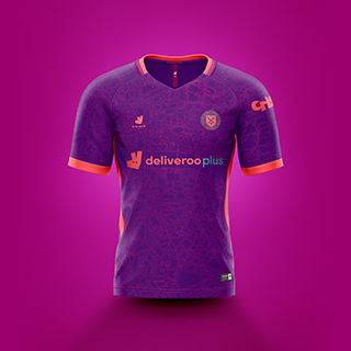 Deliveroo FC away shirt