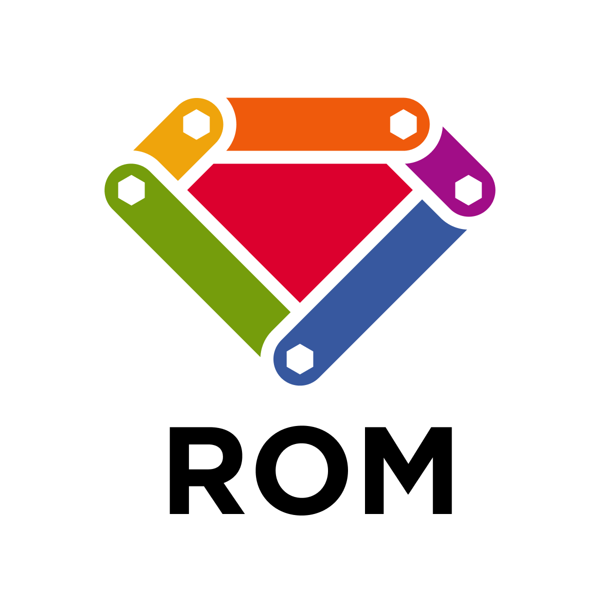 Ruby Object Mapper logo, colour